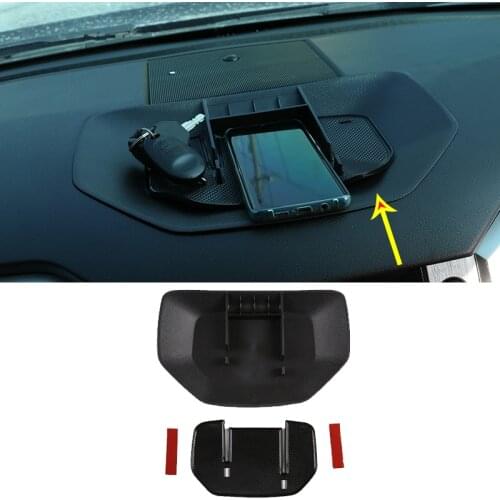 ABS Car Styling Dashboard Storage Box for Toyota Tundra Black Car Interior Accessories