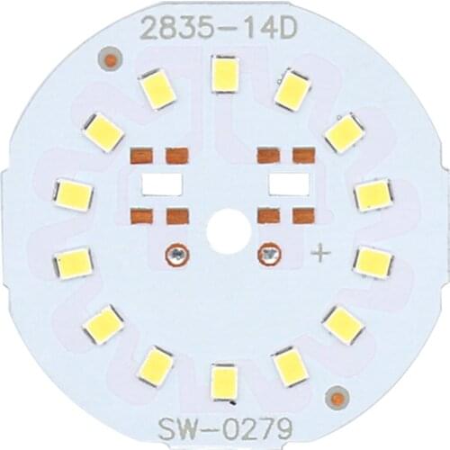10pcs 2835smd LED Bulb Lamp Beads Kit LED diode Round Light source board 3W 5W 7W 9W 12W 15W 18W For Lampada LED Spotlight DIY