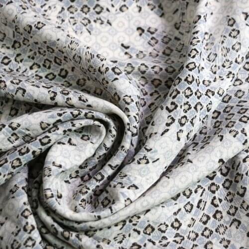 100cm*130cm Vintage Fabric Leaf Design Silk Cotton Material For Gown