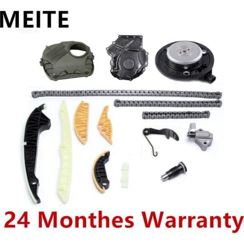 15PCS Timing Chain Tensioner Guide Raile Set For Audi A4 A6 VW Jetta Passat Skoda Seat 1.8T 2.0T 06K109467K 06H109467 06H109507N