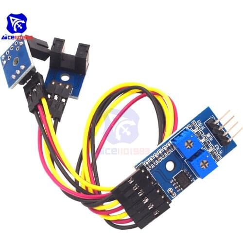 Diymore 2 CH Speed Measuring Sensor Module Dupont Wires PCB Sensor Module