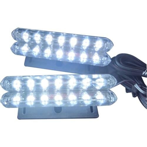 2Pcs DC 12V Universal Daytime Running lights Fog light Car Styling Led Day light DRL Lamp