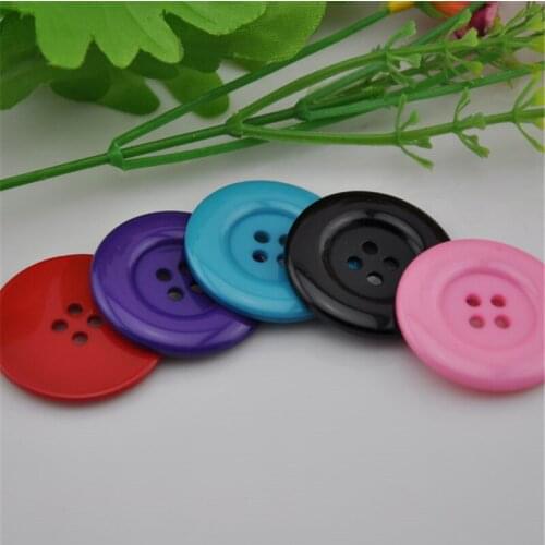 20pcs Big Plastic Overcoat Button Cloth sewing Appliques Lots Upick 33mm PT18