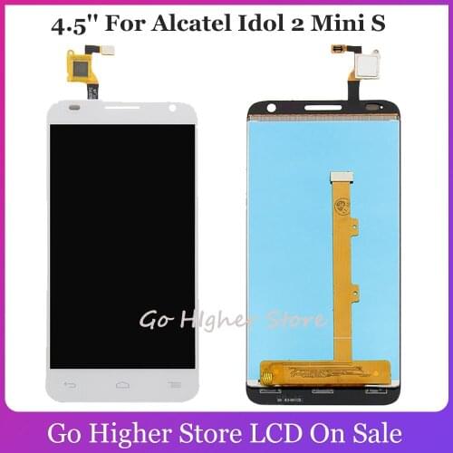 4.5'' For Alcatel Idol 2 Mini S Lcd 6036X 6036Y Lcd Display Digitizer Touch Screen Assembly 960x540 Replacement Parts