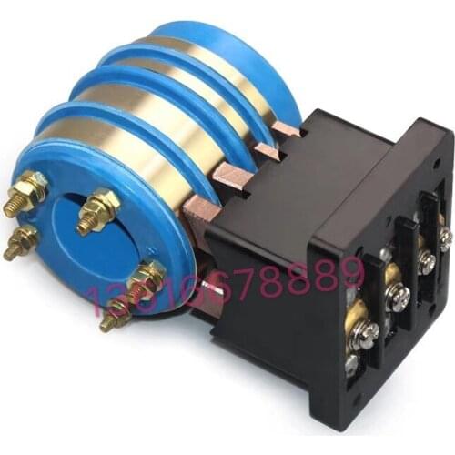 4-way 5-wire Slip Ring Conductive Ring Inner Diameter 20 25 Outer Diameter 54 Height 58MM Screw 4MM Top Wire Fixed