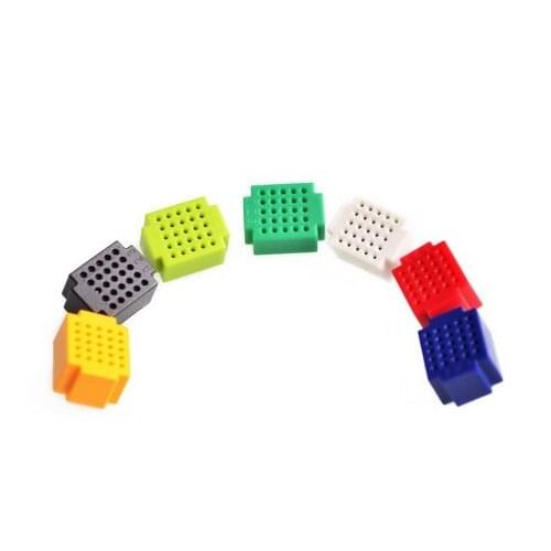 7PCS Mini 25 Tie-point Breadboard Solderless Prototype Test Board