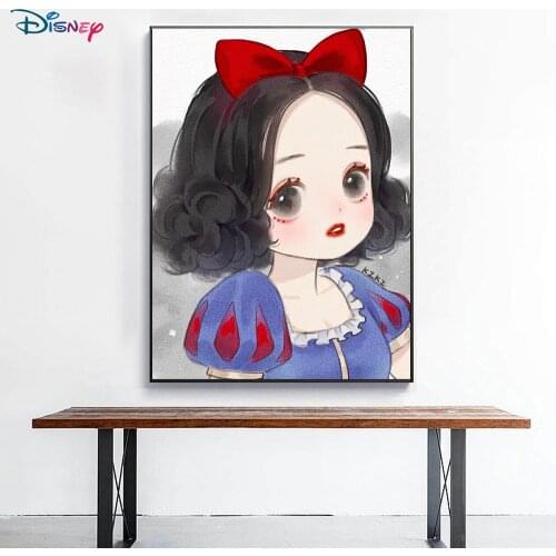 Disney diamond painting princess series cartoon cute head diamond embroidery exquisite handmade interior decoration DIY 5D