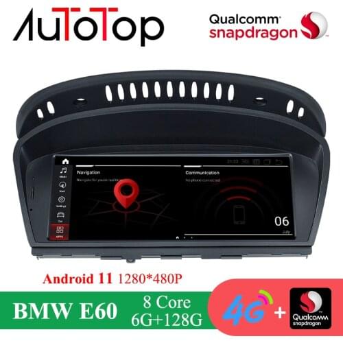 AUTOTOP Android 11 E60 Android Multimedia Player For BMW 5 Series E60 E61 E63 E64 E90 E91 E92 525 530 CCC CIC Car Stereo Audio