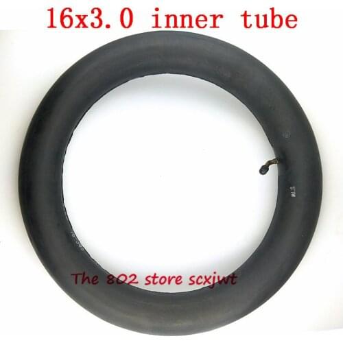 Free shipping 1pcs 16X3.0 Inner Tube Electric Scooter & E Bikes, Electric tricycle 16*3.00 Tube Bent Valve Stem
