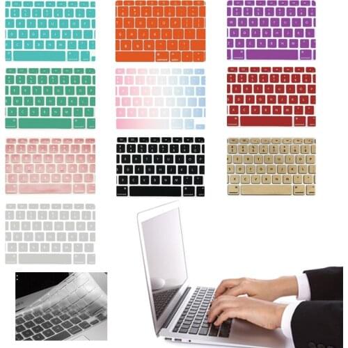 Keyboard Cover for Apple Macbook Air 11 A1370/A1465 Dustproof Laptop Keyboard Cover Waterproof US Laptop Protector Film