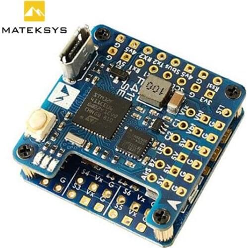Matek Mateksys F411-WSE Compact Flight Controller & BEC 5V Output Built-in 2-6S ESC 78A Current Senor For iNAV RC Drone Wing