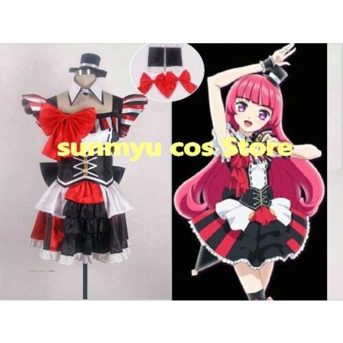 PriPara Puripara Sophy Hojo Cosplay Costume,Custom Size Clothes Halloween Wholesale