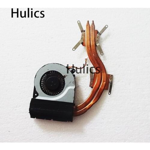 Hulics Original For TOSHIBA laptop heatsink cooling fan cpu cooler C850 C855 C870 C875 L850 L870 L870D H000037360