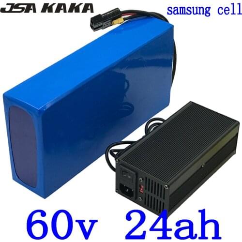 60V 20AH Lithium Battery pack 60V 20AH 21AH 24AH Electric Bike Battery 60V 2000W 3000W Electric Scooter Battery use samsung cell