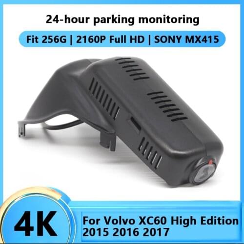 Novatek 96670 HD 2160P Car Wifi DVR Dash cam For Volvo XC60 High Edition 2015 2016 2017 Control by Mobile Phone App SONY IMX 415