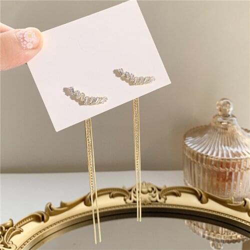 The Charm Of unique Tassel Earrings Contracted Classic Fashion Earrings Women Jewelry Gifts