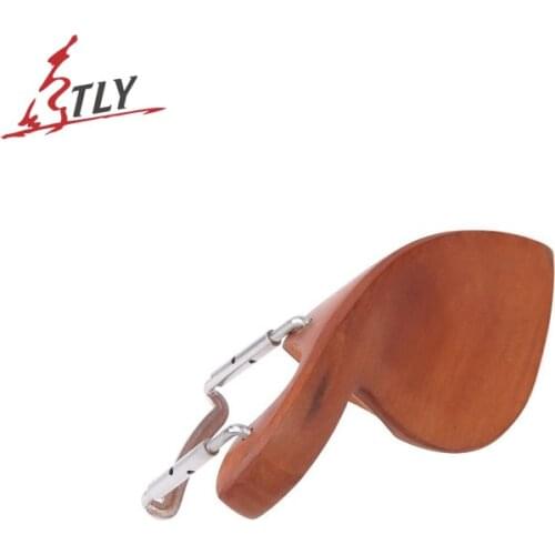 Full Size Jujube Wood Violin Chin Rest with Silver Chin Rest Screw Violin Parts Accessories