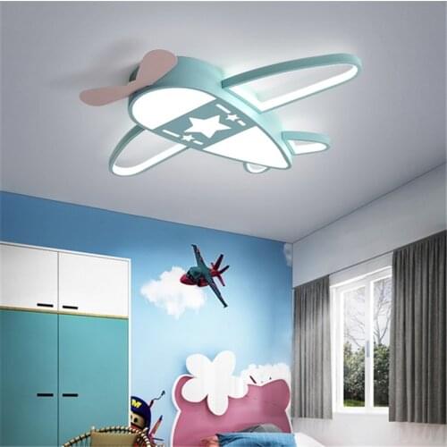 Creative airplane led ceiling light For Kid room Childrens room studyroom Modern led ceiling lights AC110V 220V ceiling lamp