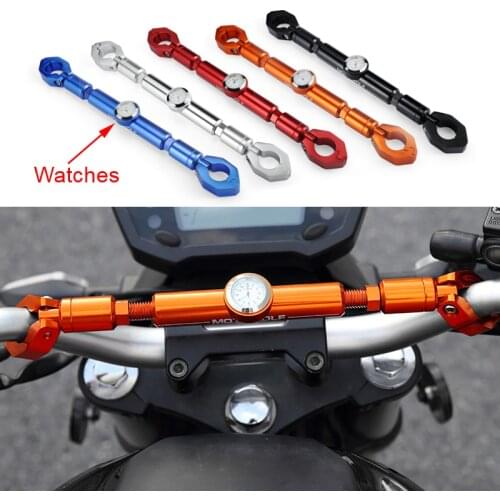 7/8" Handlebars Crossbar Bar 22mm Handlebar Watches Motorcycle For Kawasaki Z800 Z900 Z1000 er-6n er6n z650 2015 2016 2017 2018