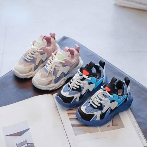 Girls' sports shoes autumn new all-match childrens shoes fashion Korean boys running sneakers
