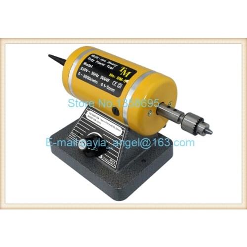 Jewellery making 220V With A Drill Chuck Bench Grinder Polishing Motor Workpiece Punching/Polishing Machine