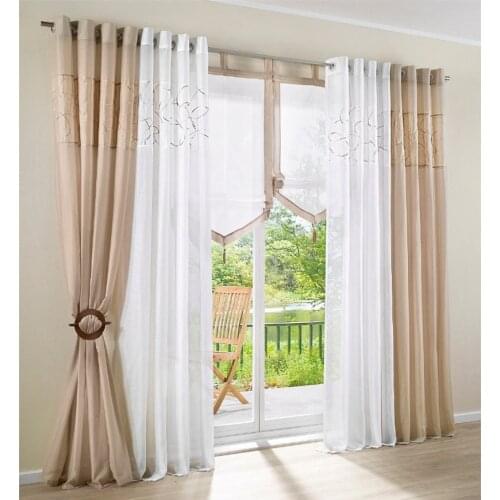 Swimming Fish Cotton Curtains For Windows