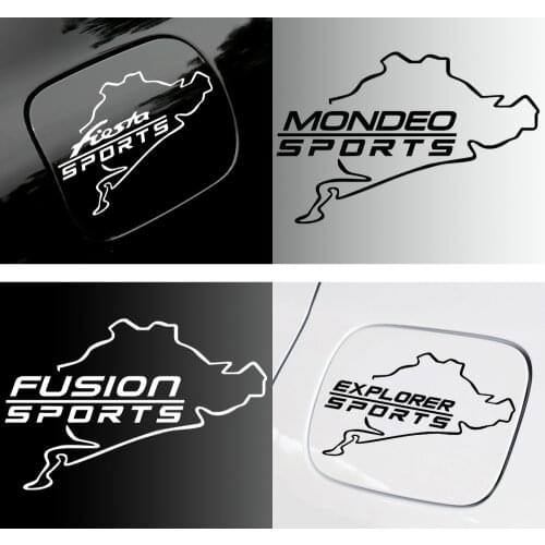 Car Vinyl Tank Cap Trunk Fashion Creative Decoration Sticker Decals For Ford ST Focus Fiesta Ecosport Mondeo Escape Shelby