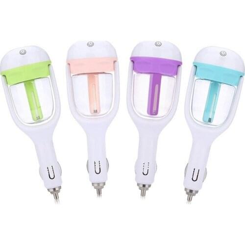 1PC 12V Car Humidifier Car Aromatherapy Spray Type Water Meter Mini Car Air Purifier Car Use To Eliminate Odor