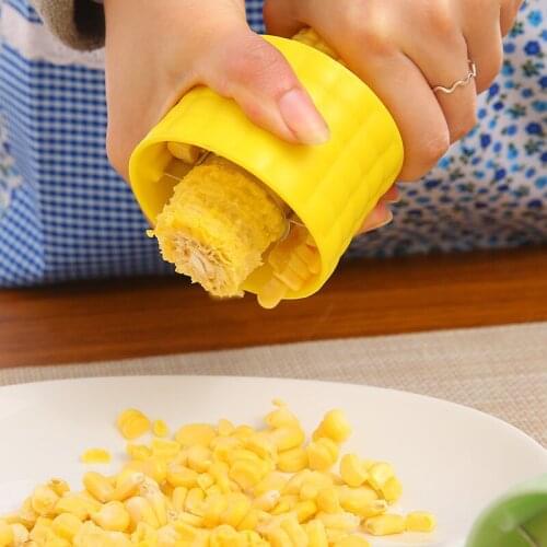 1PC New Corn Separator Thresher Peelers Cob Planer Vegetable Cutter Sheller Fruit Salad Tool Tool Cooking Gadgets Kitchen Tool