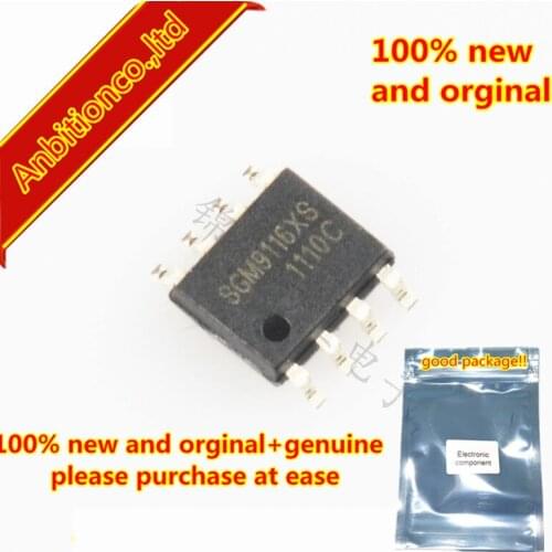 10pcs 100% new and orginal SGM9116XS/TR SGM9116XS SOP8 Triple, 35MHz, 3rd Order HDTV Video Filter Driver in stock