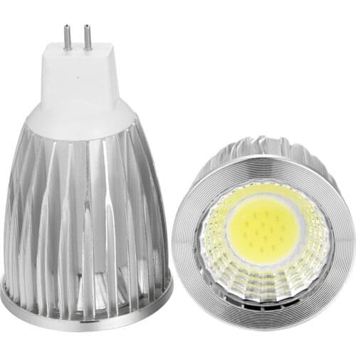 1XNieuwe High Power Lampada Led MR16 GU5.3 COB 6 w 9 w 12 w Dimbare Led Cob Spotlight Cool wit MR 16 12 v Bulb Lamp GU 5.3 220 v