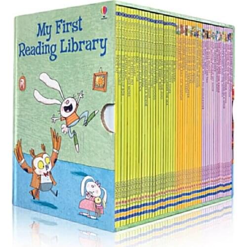 50 Books/Set Usborne My First Reading Library English Picture Books Baby Early Childhood Words Learning Gift For Kids