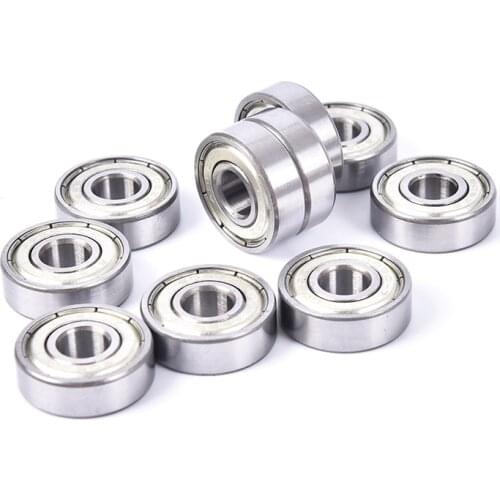 8 x 22 x 5 mm Stainless Steel Skate Skateboard Wheels Silver Bearings ABEC 7 608ZZ Shafts Bearings Roller Scooter Ball Bearings
