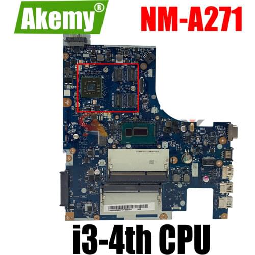 ACLU1/ACLU2 NM-A271 For Lenovo Ideapad G50 G50-70 G50-70 Laptop motherboard with CPU I3-4005U/4010U/4030U DDR3 100% Fully Tested