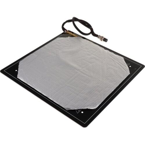 Aluminium MK3 Heated Bed 12V Heatbed 300*300mm with Heat Insulation Cotton for Creality CR10 3D Printer Hot Bed Substrate