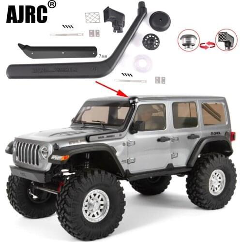 Remote control car parts For Axial scx10 iii jeep 90046/90047 Simulated Snorkel Air Intake Clamp Set Accessories Wading