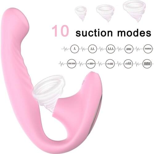 Big Sucking Vibrators for Women Clit Tongue Oral Sucker Dildo Vibrator Female G-Spot Clitoris Stimulator USB Sex Toys for Woman