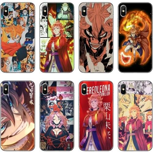 Black clover Mereoleona Vermillion Phone Case For Xiaomi Redmi 9T 9C 9A 7 7A K20 6 6A S2 Redmi Note 9S 9T 9 8 8T 7 6 5A Pro