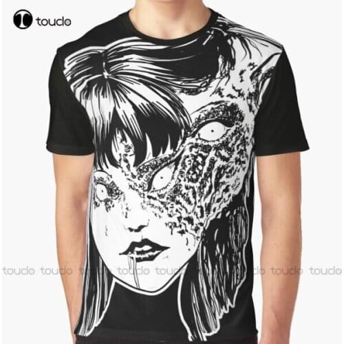 New Tomie Graphic Uzumaki Junji Ito Tomie Manga Anime Horror Japan T-Shirt Cotton Tee Shirt S-5Xl Unisex muscle fit shirt