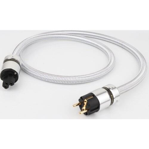 D114 OFC HiFi Power Cord Power Cable With EU/US Plug for Subwoofer AC Power Cable, Amplifier, DV/AV Audio