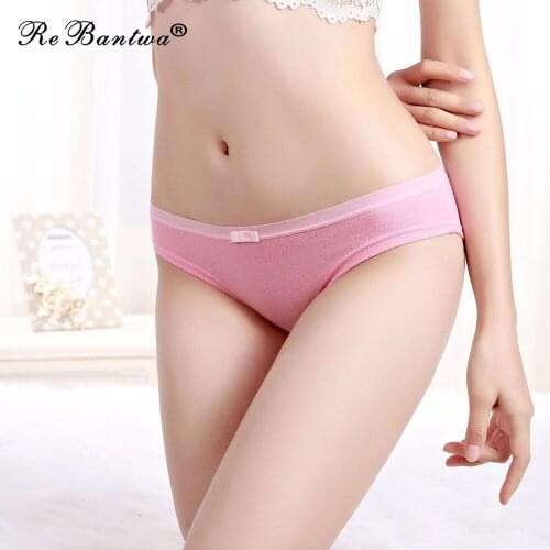 3Pcs Set Cotton Sexy Panties for Woman Underwear New Style Briefs Lingerie Ladies Seamless Panty Underpants Solid Color knickers