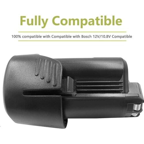 Bonacell for Bosch BAT411 No Memory Effect Battery 12 V 3.0Ah Lithium-Ion Battery BAT411A BAT412 BAT412A BAT413 BAT413A