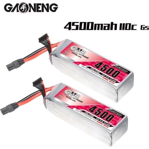 GNB GAONENG 22.8V 4500mAh 6S 110C MAX 220C LiPo Battery for 1:8 1/8 RC Car Four Drive Off-Road Boat for FPV Drone Helicopter