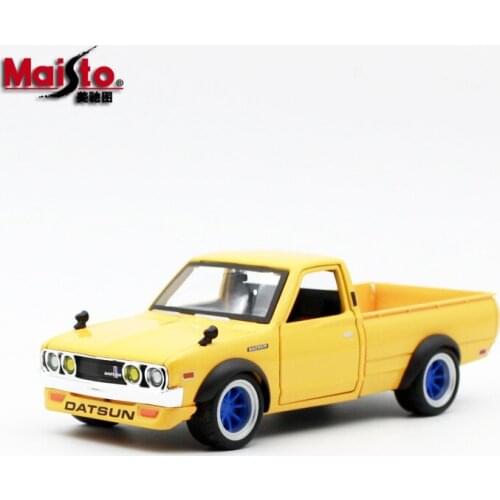 Maisto 1/24 scale 1973 Classic Vehicle 620 PICK-UP Car Model Alloy Die-cast Simulation Toys Adult Gift Collection Display