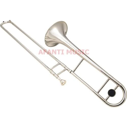 Afanti Music Bb tone / Yellow Brass / Silver Plated Trombone (ATB-1072)