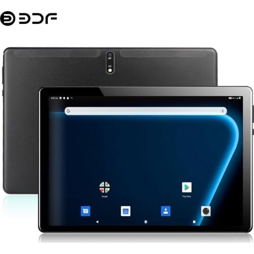 New 10.1 inch Android 9.0 Tablet Pc Octa Core Google Play 3G 4G LTE Call Tablets GPS WiFi Bluetooth 2.5D Tempered Glass 10 inch