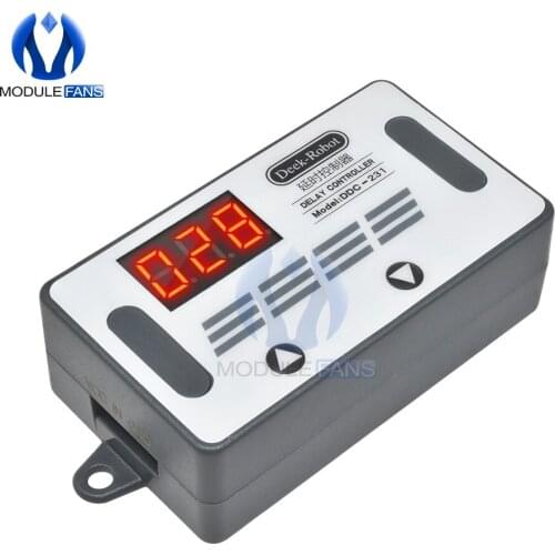 Timer Cycle Relay Digital LED Delay Timer Relay Control Board Switch Trigger Programmable Module Buzzer For Car Case Shell Box