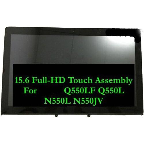15.6" Fhd LCD Touch Screen Assembly WITH BEZEL For ASUS N550 Q550