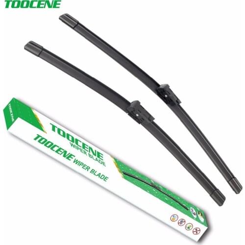 Toocene windshield Wiper blades for Volkswagen Passat Mk6 2012-2015 pair 24"+ 19 " front window Windscreen Car Accessories