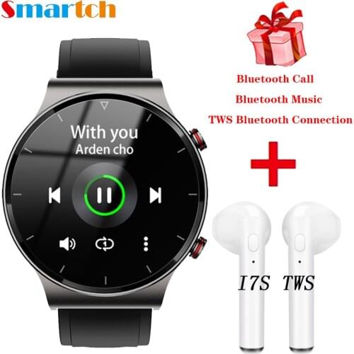 I19 Smart Watch Bluetooth Call Smartwatch Connect Bluetooth Earphone TWS Headset Men MP3 Music Play Sports Bracelet PK MT3 E13
